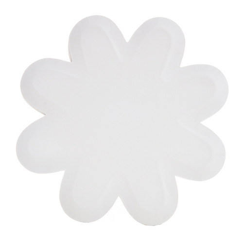 Environmentally friendly paper Daisy 7-inch dinner plate picnic tableware children's birthday party decoration cake plate paper plate