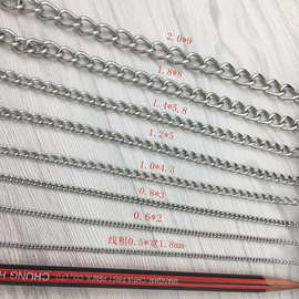 五金链条扭链包链DIY泫雅同款链条金属链条配件密细链 加密延长链