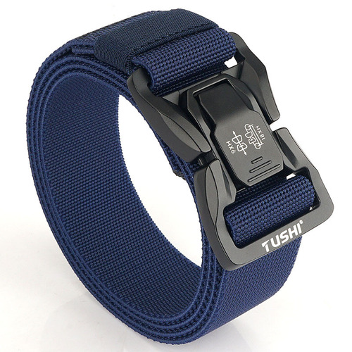 New tactical alloy buckle training pants with nylon belt outdoor versatile workwear quick-release men's belt wholesale
