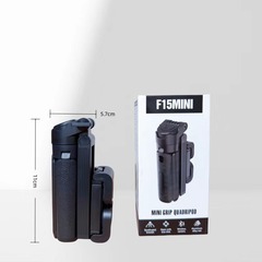 新しい F15 ミニ Bluetooth 自撮り棒ポータブル伸縮スタンド旅行写真ライブブロードキャストハンドヘルドポケット自撮り棒