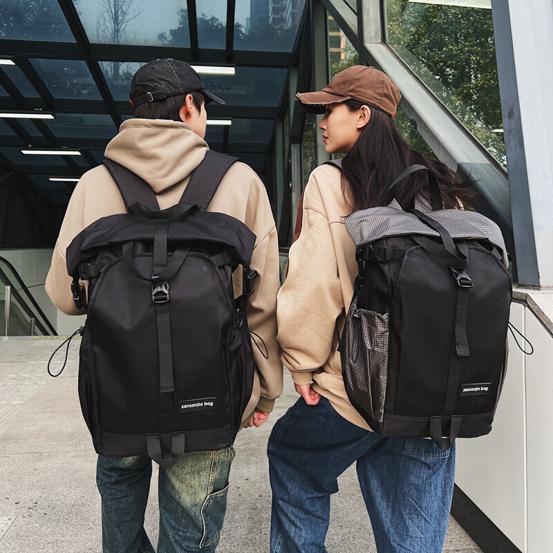 Cross-Border Fashion Backpacks for Men and Women, Casual School Bags, Laptop Backpacks, High-Value Backpacks for Middle School and College Students