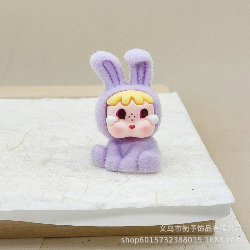 漫画樹脂植毛人形キーホルダーペンダントクリエイティブかわいい立体人形装飾品バッグペンダントギフト卸売|undefined