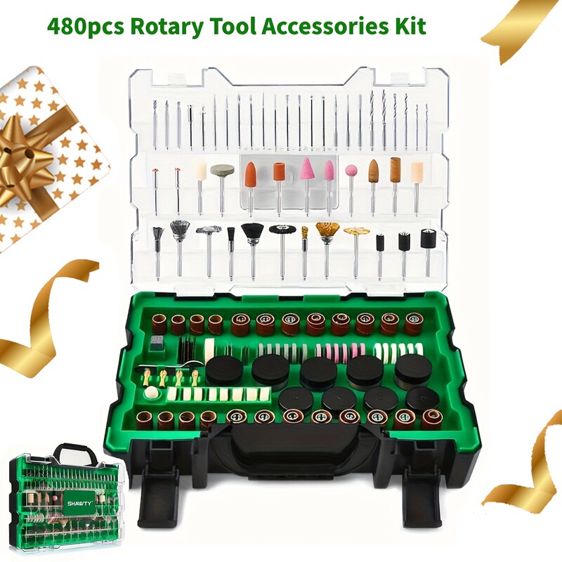 ロータリーツールアクセサリーキット 480個アクセサリー 1/8 (3.2mm)|undefined