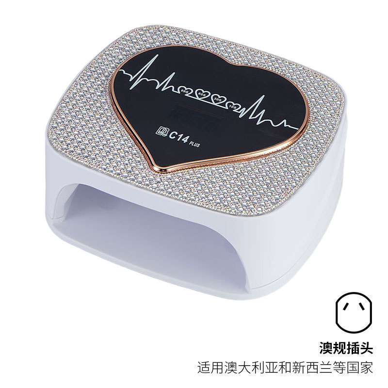 Lámpara de manicura transfronteriza 308W alta potencia manicura luz de fototerapia almacenamiento manicura tienda de manicuras manicuras manicuras pegamento manicuras manicuras asado luz