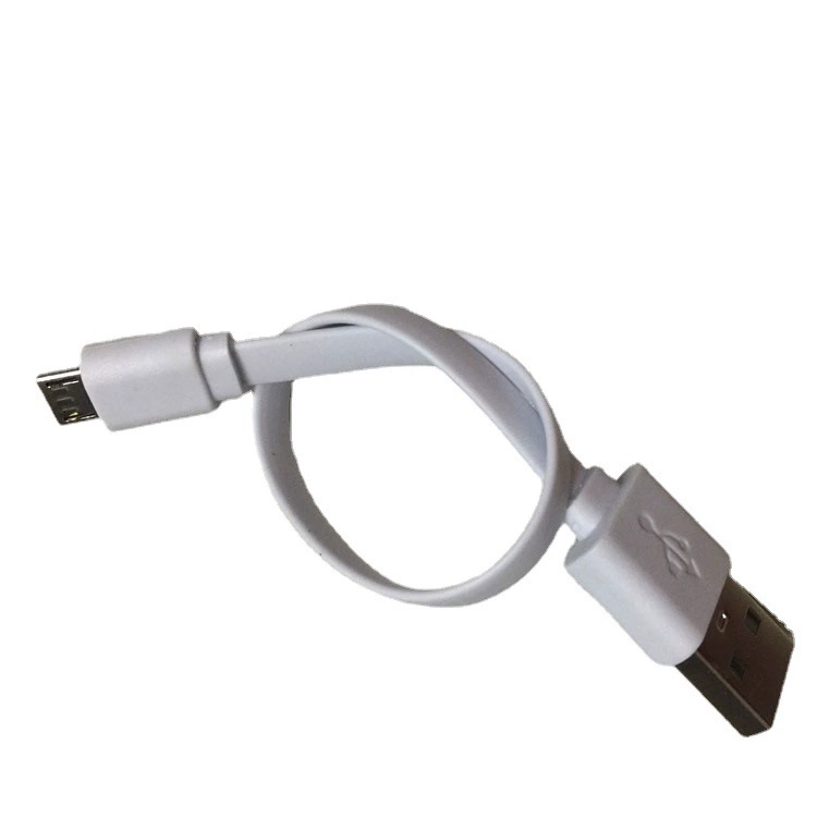 Type-C плоский экологичный зарядный кабель 0.2 м для мобильного питания, USB для Android