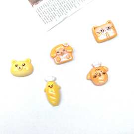 卡通随机混合童趣手工diy奶油胶手机壳头饰发夹饰品树脂配件批发