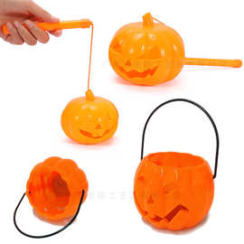 万圣节南瓜灯道具鬼叫灯光恐怖表情节日装饰氛围灯酒吧夜场装饰品