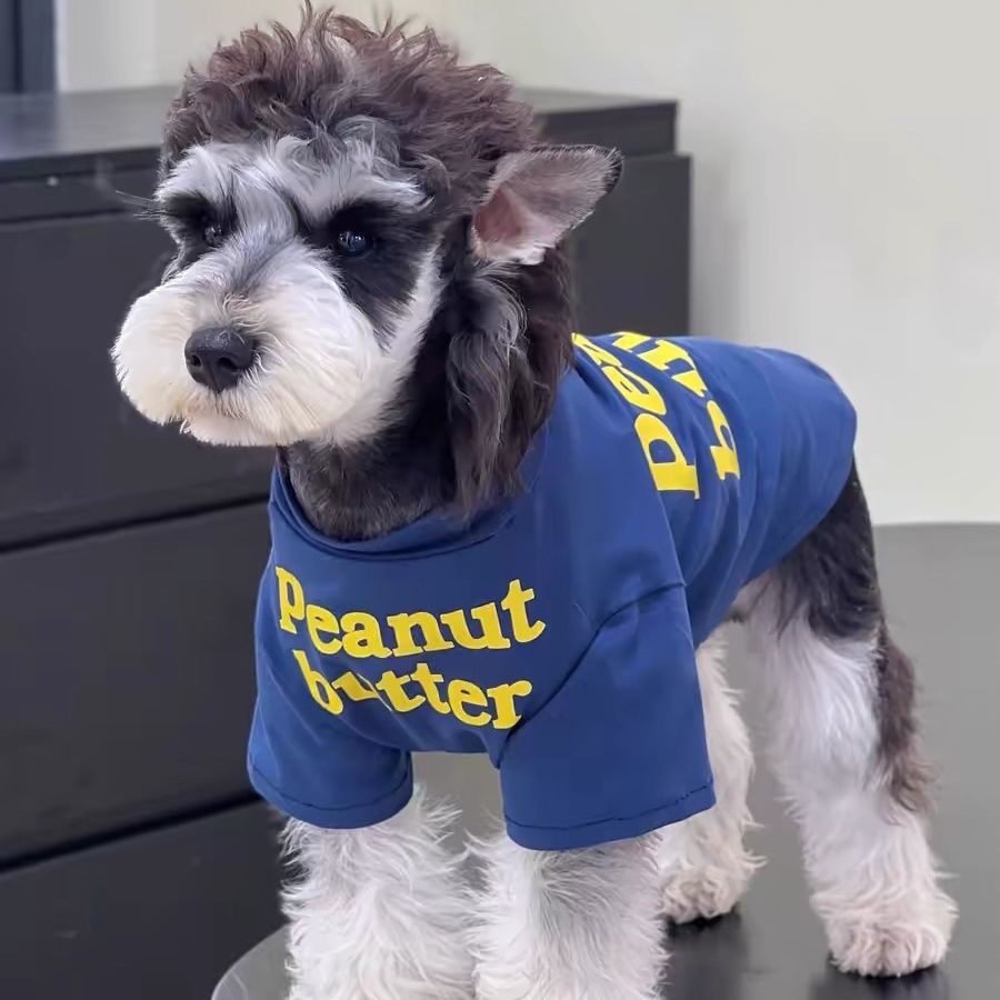Dog Summer Schnauzer New Thin Cute Anti-Slip Clothes Hoodie Pet Small Warm Cat Stylish_voghion.com