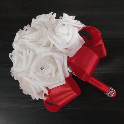Wholesale 18cm European and American bridal bouquet wedding simulation bouquet photo studio props flower manufacturer