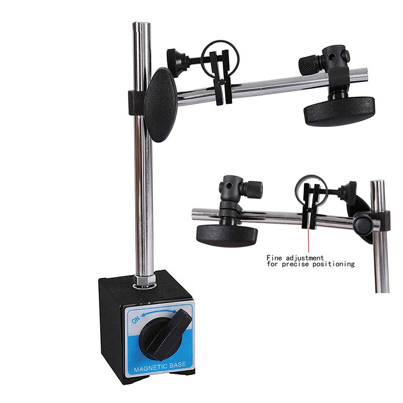 Etopoo universal magnetic meter base dial indicator workbench with fine-tuning magnetic meter base dial indicator chuck magnet