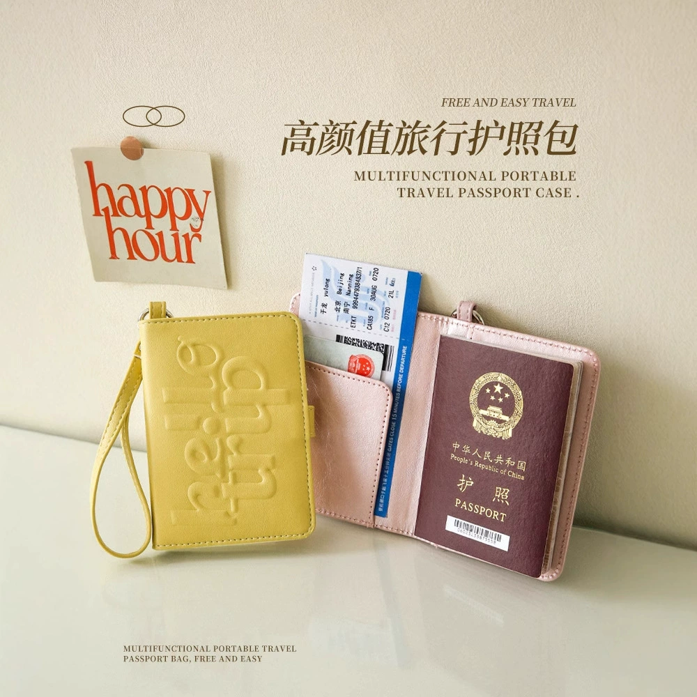 Встроенный держатель для карт для паспорта, сумка для хранения документов, портативный защитный чехол для удостоверения личности, держатель для карт, держатель для посадочного талона