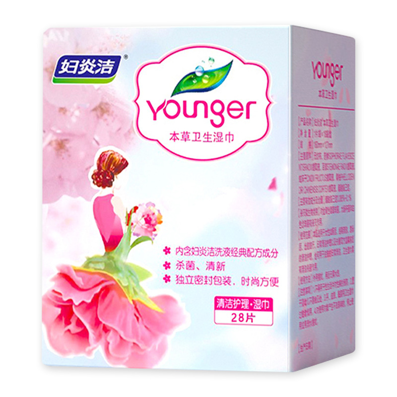 푸옌.허벌 위생 물티슈 벚꽃 28매