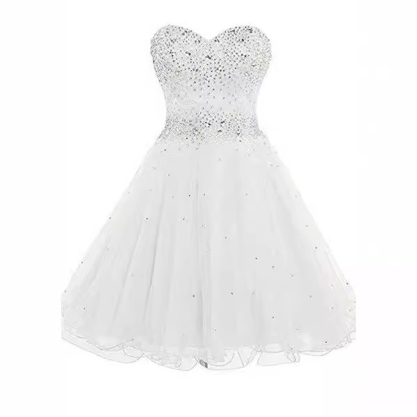 Amazon Strapless Hot Drilling Back-to-School Dress Slim-Fit Slimming Organza Short Evening Dress Lace-Up Hot Drilling Dress Amazon Strapless Hot Drilling Back-to-School Dress Slim-Fit Slimming Organza Short Evening Dress Lace-Up Hot Drilling Dress