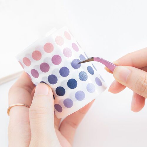 Pointed manicure handbook tweezers wholesale stainless steel color tweezers handbook eyelashes special hand tools Guka tweezers