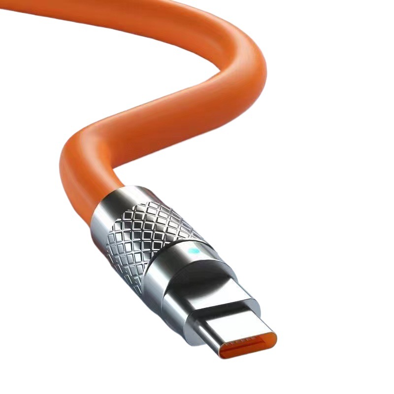 Adecuado para Apple iphone, escritorio tipo c Huawei, luz, 2 metros, carga súper rápida, datos del teléfono