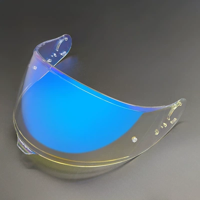 Electroplated Full-Face Helmet Lens, Dəbilqə (Kaska) aksesuarları - gt-air-3-aurora-blue