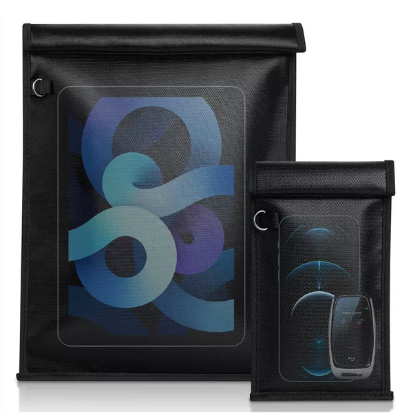 Fireproof Waterproof RFID Mobile Phone Tablet Laptop Radio Faraday Key Protective Cover Anti-theft Anti-tracking
