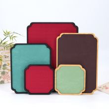 新中式首饰展示盘手镯玉器看货盘珠宝首饰收纳盘串珠饰品托盘现货