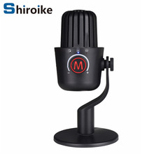 USB电容麦克风电脑桌面游戏直播录音手机配音降噪话筒专业录音