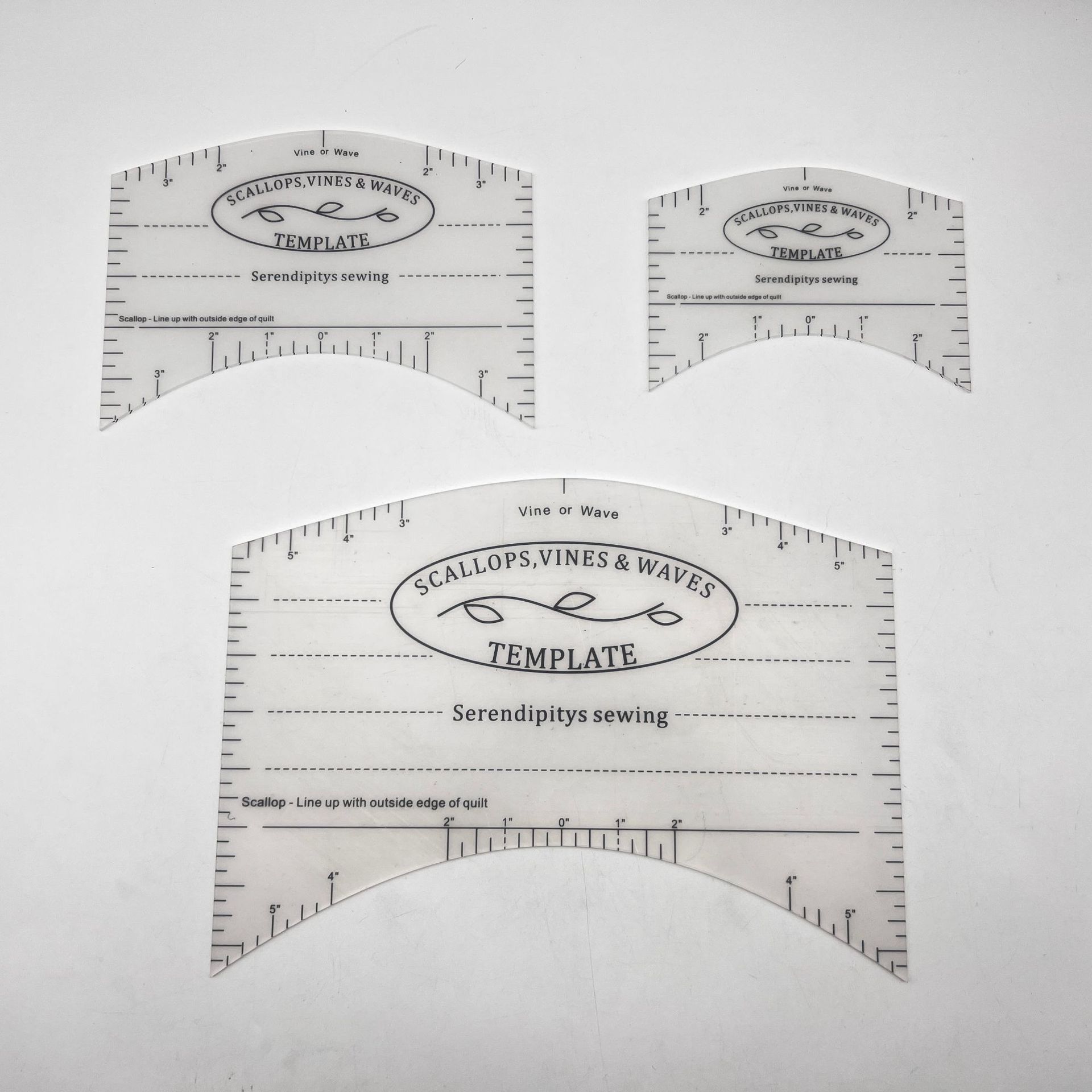 Diseño de prendas de vestir acrílico 90 ° regla de costura de tela de corte de tela doble regla de patrón de tela de corte