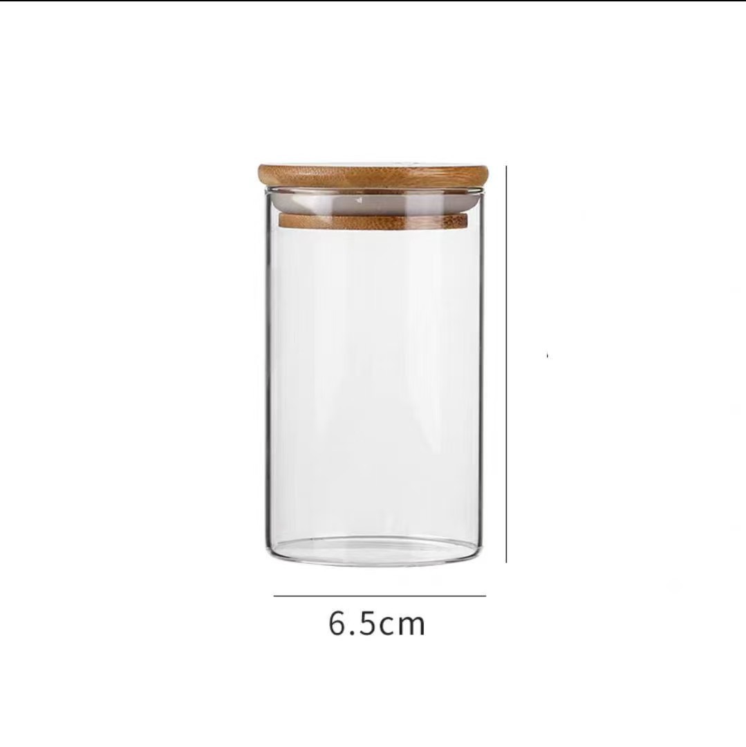 Caja de especias, botella de condimento, botella dividida, tanque de sellado de vidrio de alto silicio, tanque de almacenamiento, botella de condimento, botella de cocina doméstica