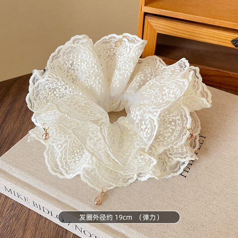 法式复古大肠发圈女感缎面韩系百搭发绳森系头绳发饰大号头饰|undefined