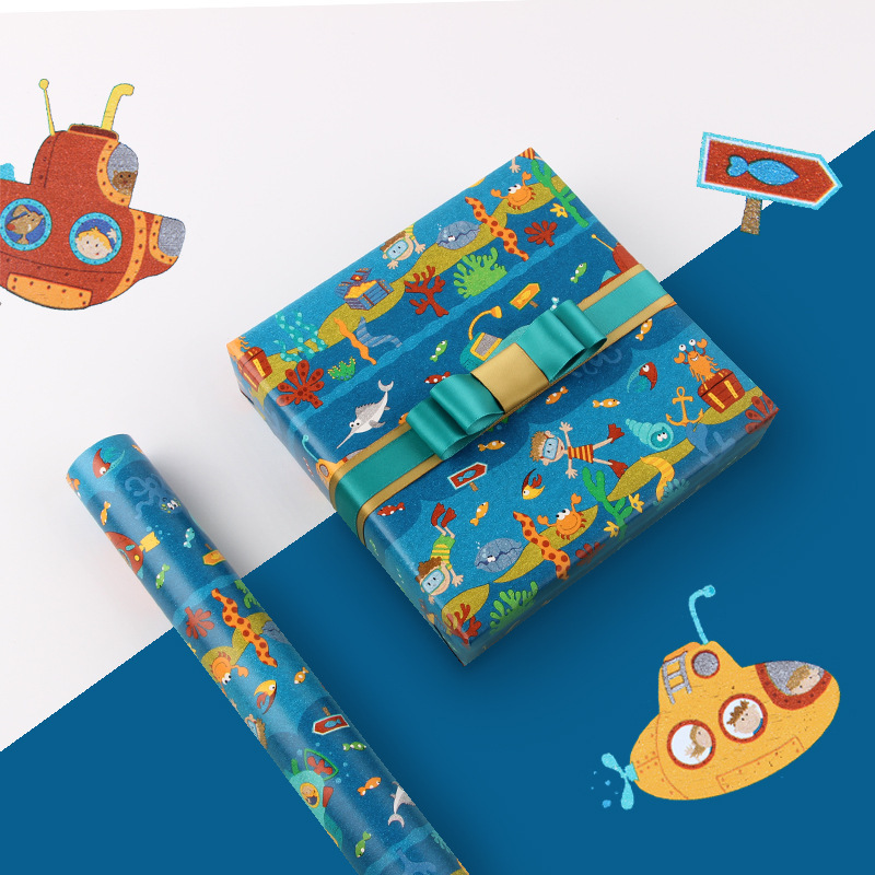 Suministro transfronterizo de regalos de cumpleaños para el Día del Niño, juguetes de animales adorables, regalos de dibujos animados DIY, papel de regalo al por mayor