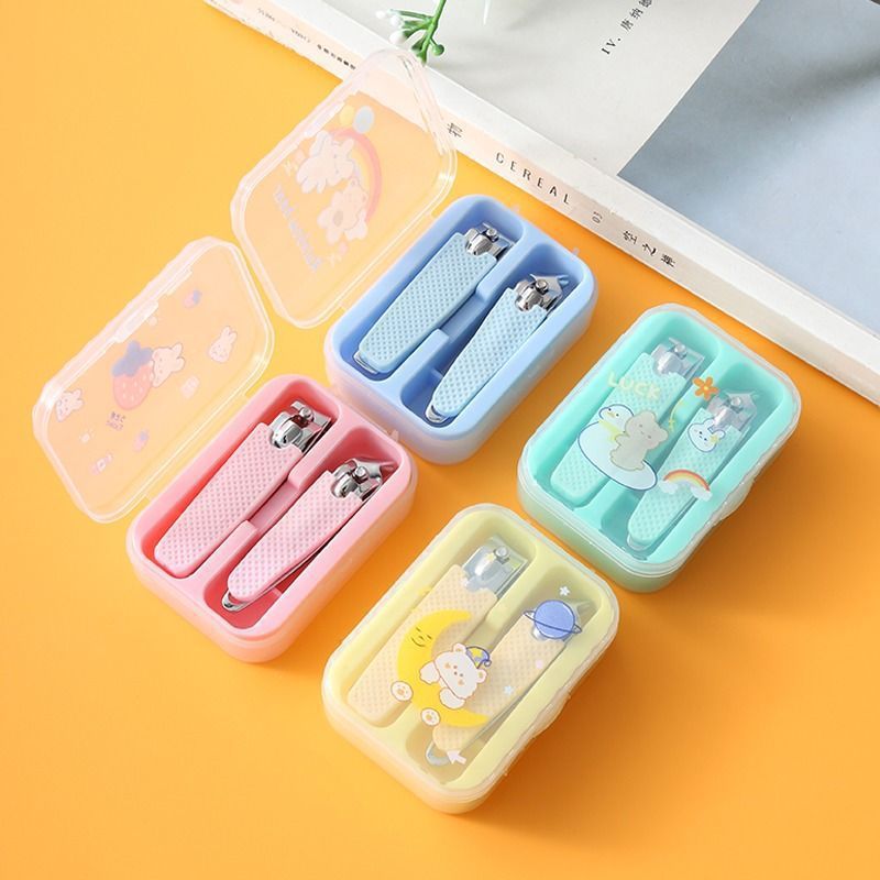 K-Style of Ins Style Girly Heart Nail Scissors Multifunctional Nail Clippers Durable Cartoon Tools Cute Portable Diagonal Pliers