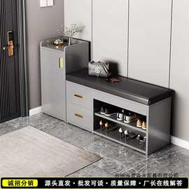 鞋柜门口一体柜轻奢家用入户玄关柜简易客厅柜鞋柜收纳柜一体靠墙