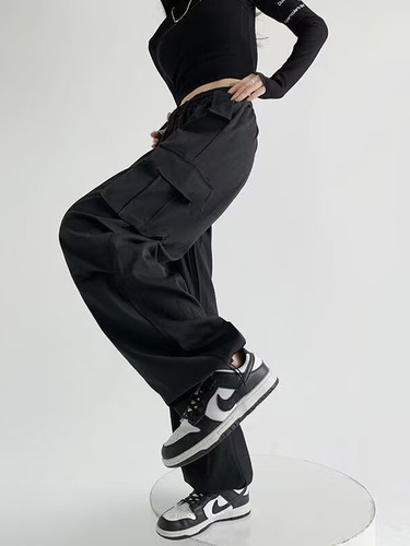 Export Work Pants Men Summer Ice Silk Straight Leg Pants Men's Loose Breathable Lazada Best Selling