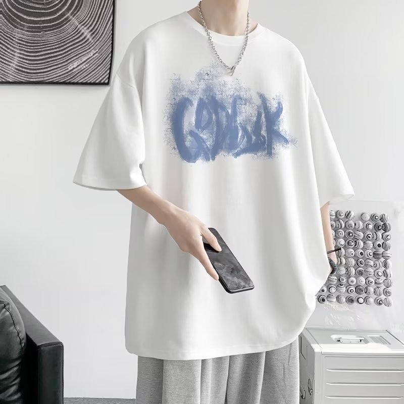 Pure cotton t-shirt white
