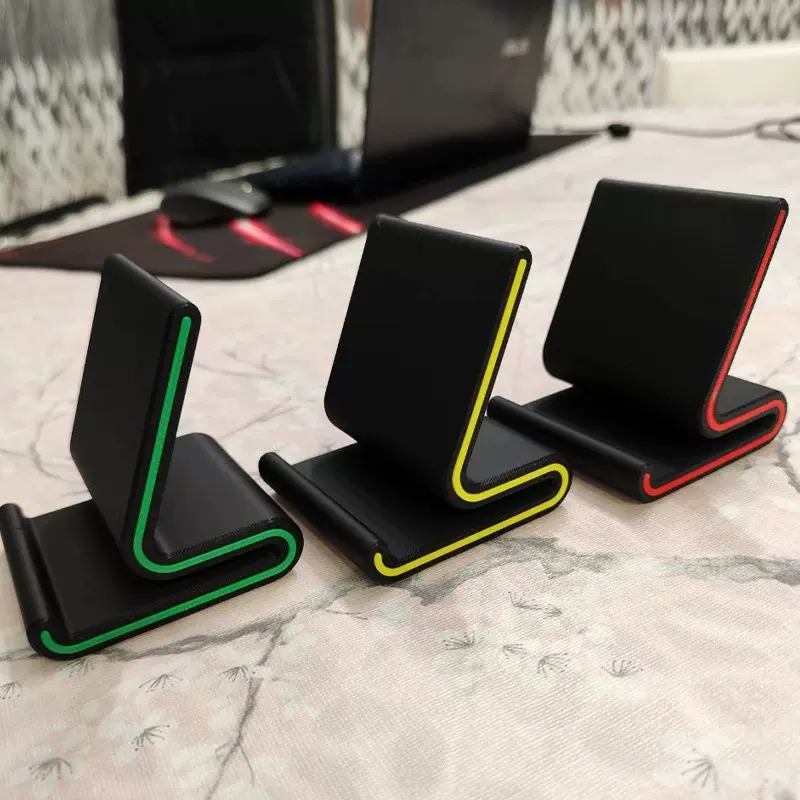 3D打印手机壳懒人支架桌面摆件简约便携办公宿舍直播多功能