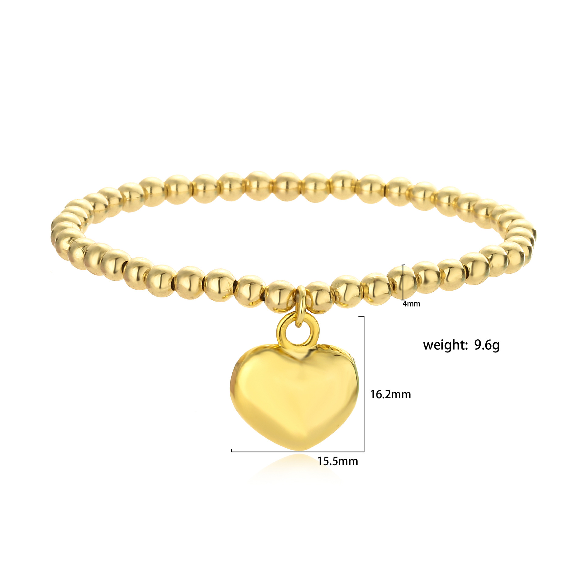 14g Weight Zircon Inlay Material Bracelets, Earrings, Necklace Classification Banquet Occasion Copper Material Heart Shape Pattern Women'S Gender Inlay Design Simple Style Style Simple Style Heart Shape Copper Zircon Bracelets Earrings Necklace In Bulk 10