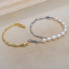 S925銀隨形復古手鍊扣AB款手鍊配飾diy飾品配件5288