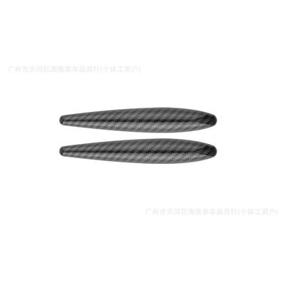 Spoiler — anti-collision strip car universal - new-809-spoiler-strip-carbon-fiber-black-2-pack