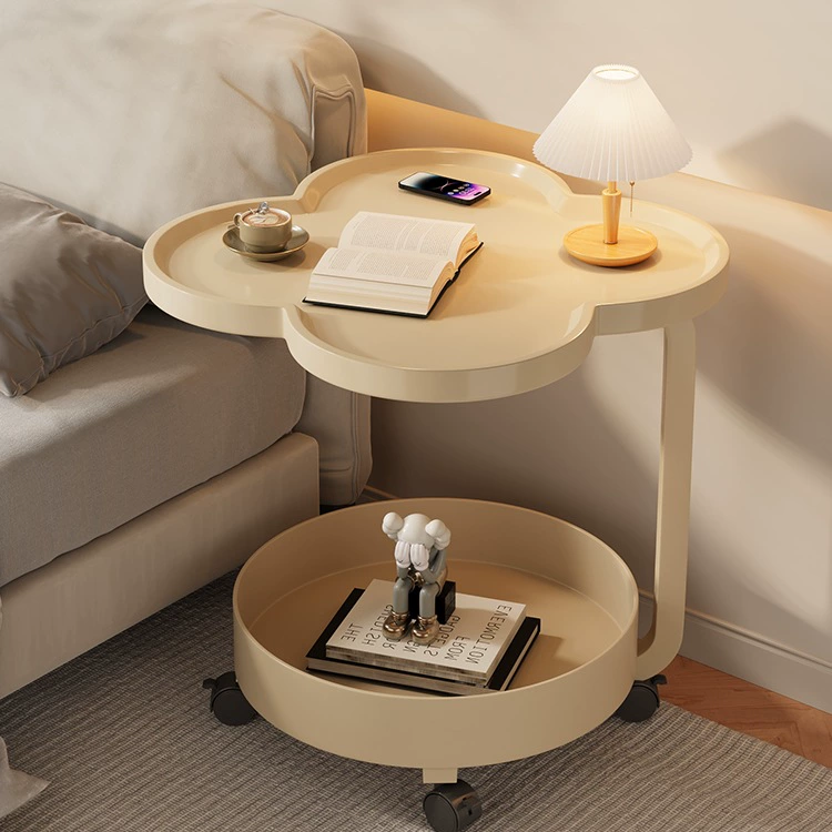 Домашняя прикроватная тумбочка, креативный диван, боковой столик, подвижная полка для хранения, мини-стол для спальни, балкона, журнальный столик для маленькой квартиры