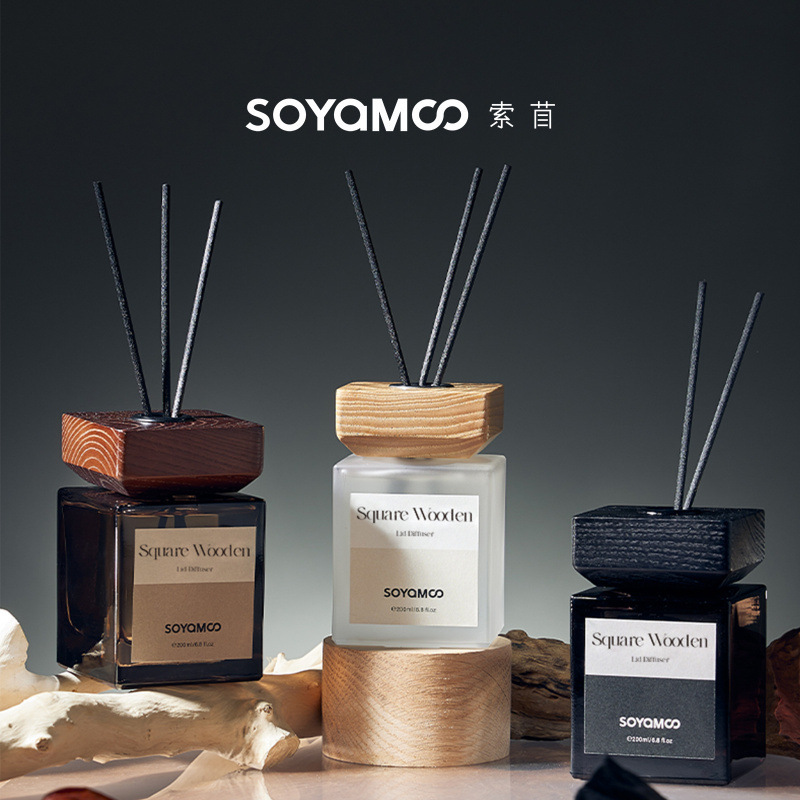 Suo Mu Fireless Aromatherapy Ornaments Home Long-Lasting Bedroom Long-Lasting Diffusing Rattan Aromatherapy Premium Bathroom Fragrance