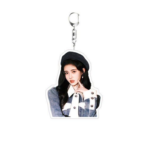 Keychain stand for Ju Jingyi, double-layer, double-sided backpack, cute ornament, desktop decor, birthday gift, one-piece drop shipping