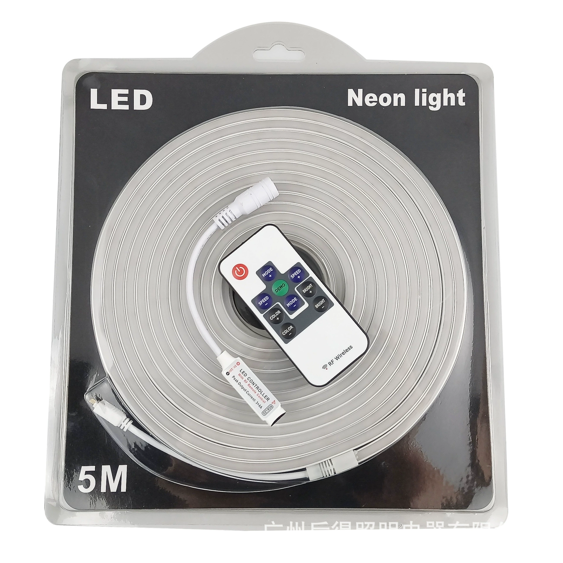 Высокое и низкое напряжение 6*12 RGB неон монохром 12В/10*20 гибкая лампа лента силикон пластик всасывающий набор настройка