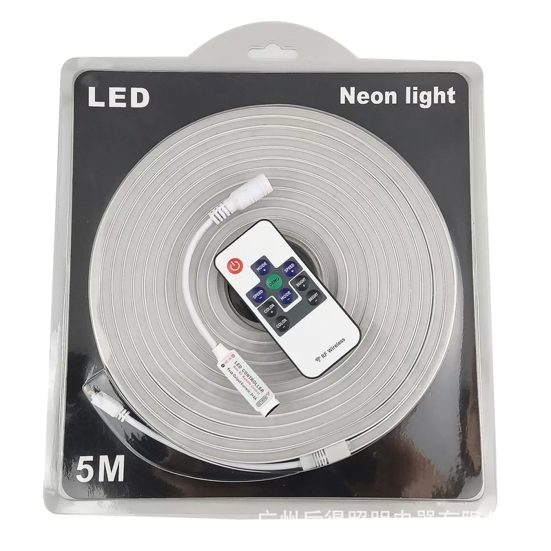 Высокое и низкое напряжение 6*12 RGB неон монохром 12В/10*20 гибкая лампа лента силикон пластик всасывающий набор настройка