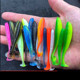 Shallow diving Paddle Tail Lures 10 Colors Soft Plastic Baits Bass Trout Saltwater Sea Fishing Lure