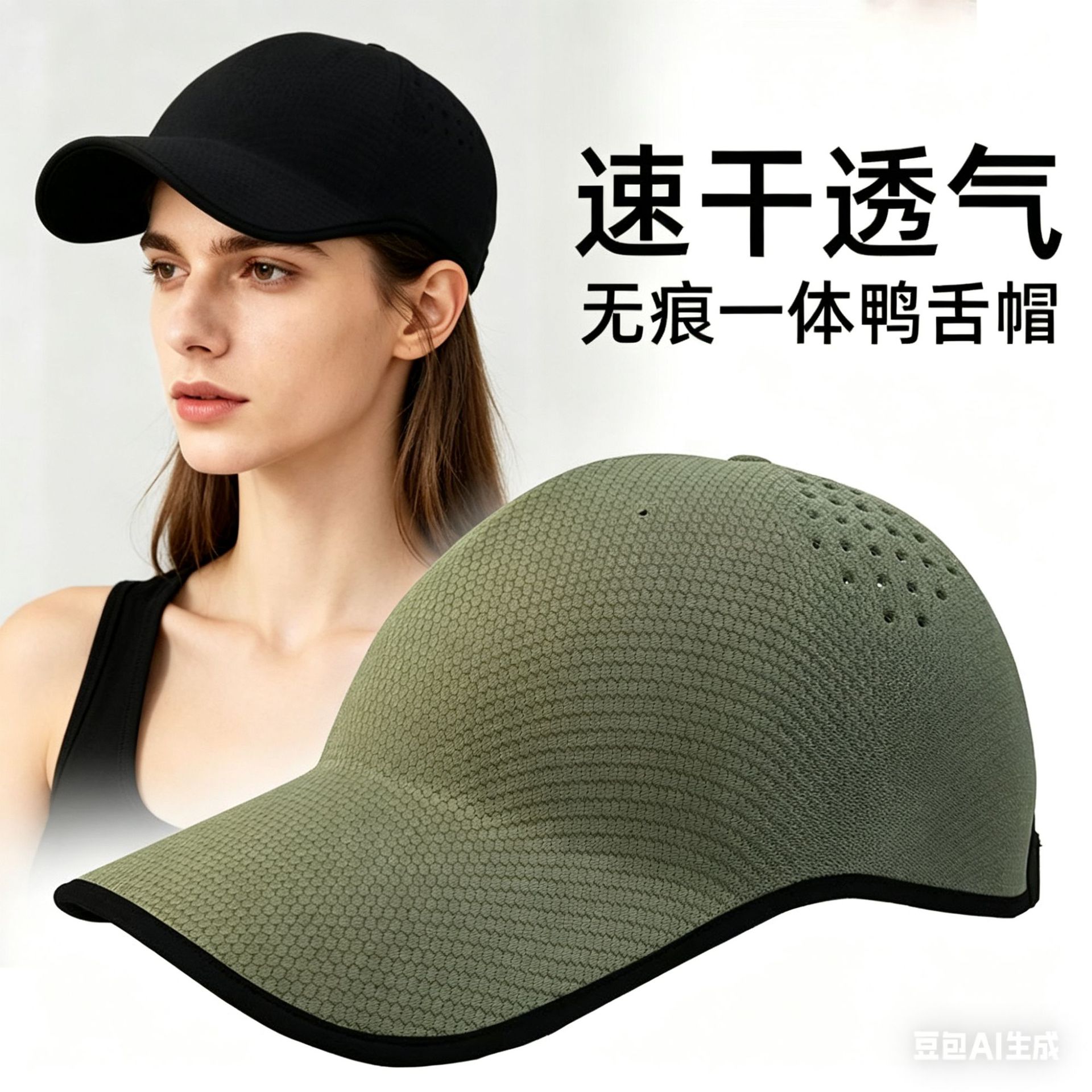 Nuevo sombrero de forma integral sombrero de béisbol sin costuras sombrero de béisbol transfronterizo al aire libre sombrero transpirable sombrero de moda