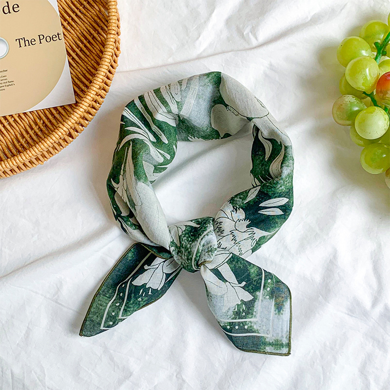 70*70 algodón suave y lino agradable para la piel transpirable 100% algodón protector del cuello bufanda cuadrada pañuelo todo fósforo nuevo bufanda bufanda de seda mujer