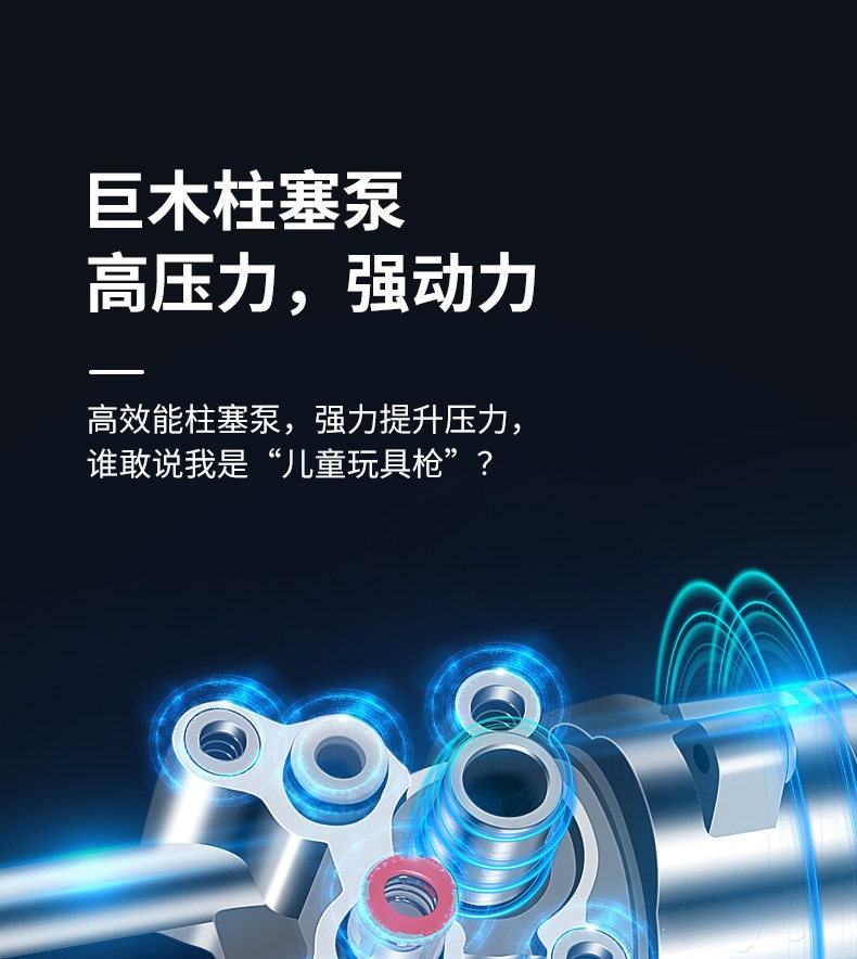 Suitable for wireless car wash machines, high-pressure water guns for car washing, household and car cleaning tools, booster pumps, lithium battery electric devices
