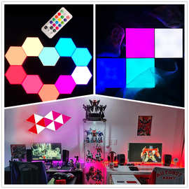 大款三角形专利墙壁灯 智能触摸感应灯 LED过道卧室背景模块灯