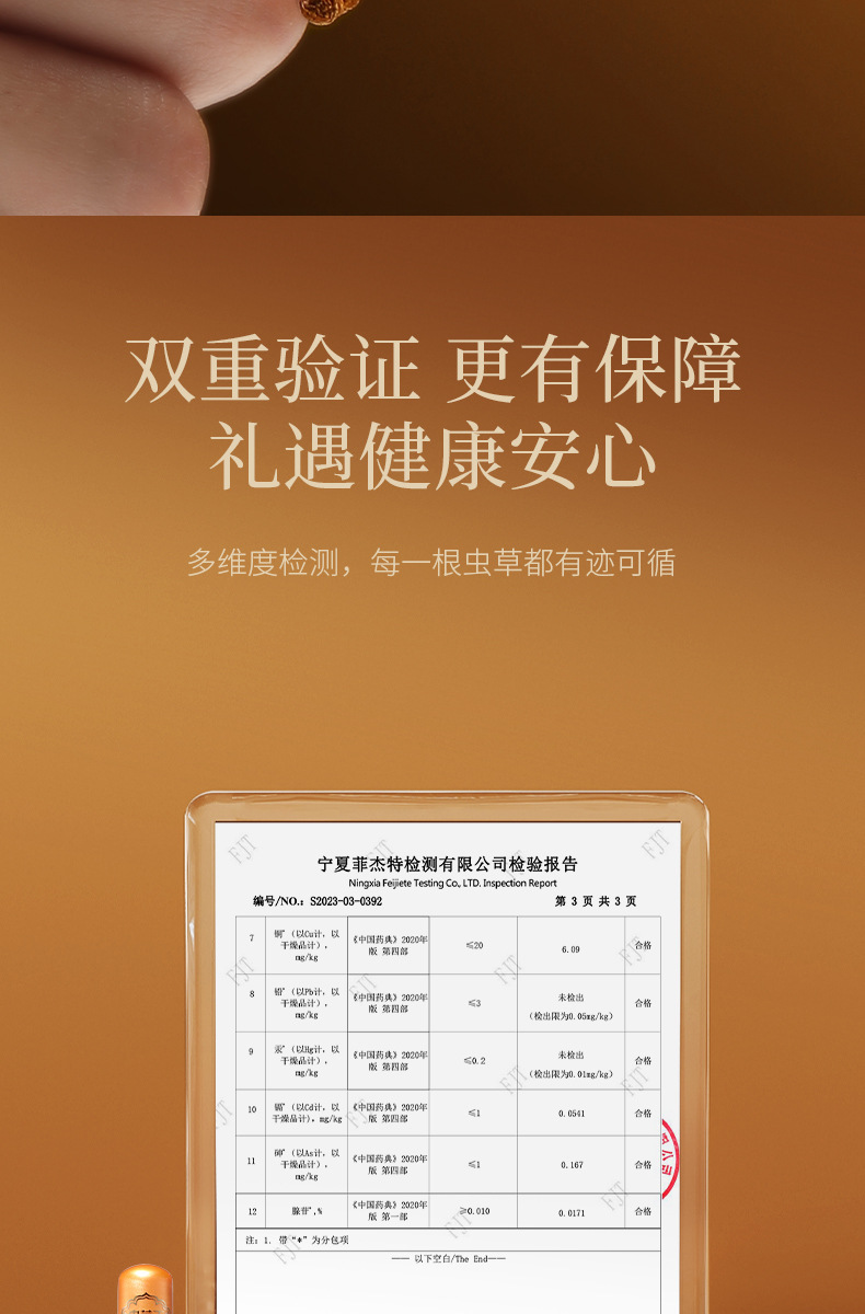 Premium Cordyceps Gift Box Dong Chong Xia Cao 5g Wild-Harvested Qinghai Origin Whole Stems in use