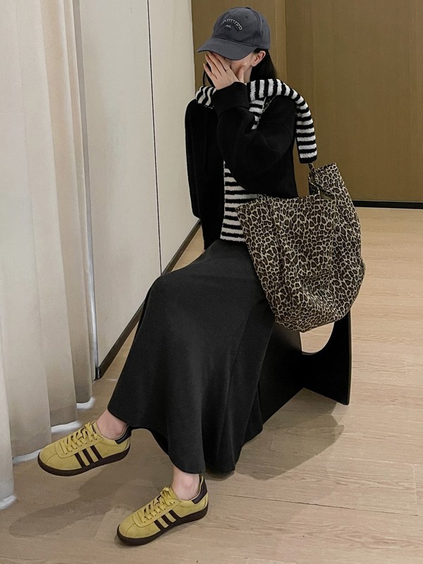 慵懒风鱼尾裙女秋冬百搭高腰显瘦垂坠感a字一步包臀半身中长裙子|undefined