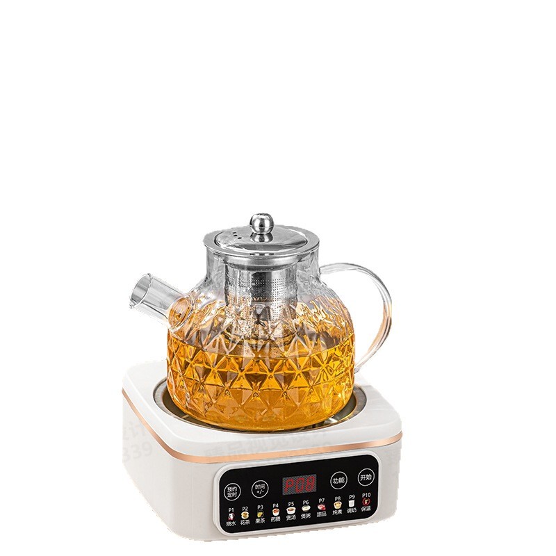 万利达智能花茶壶24小时预约恒温养生壶家用多功能玻璃分体烧水壶|undefined