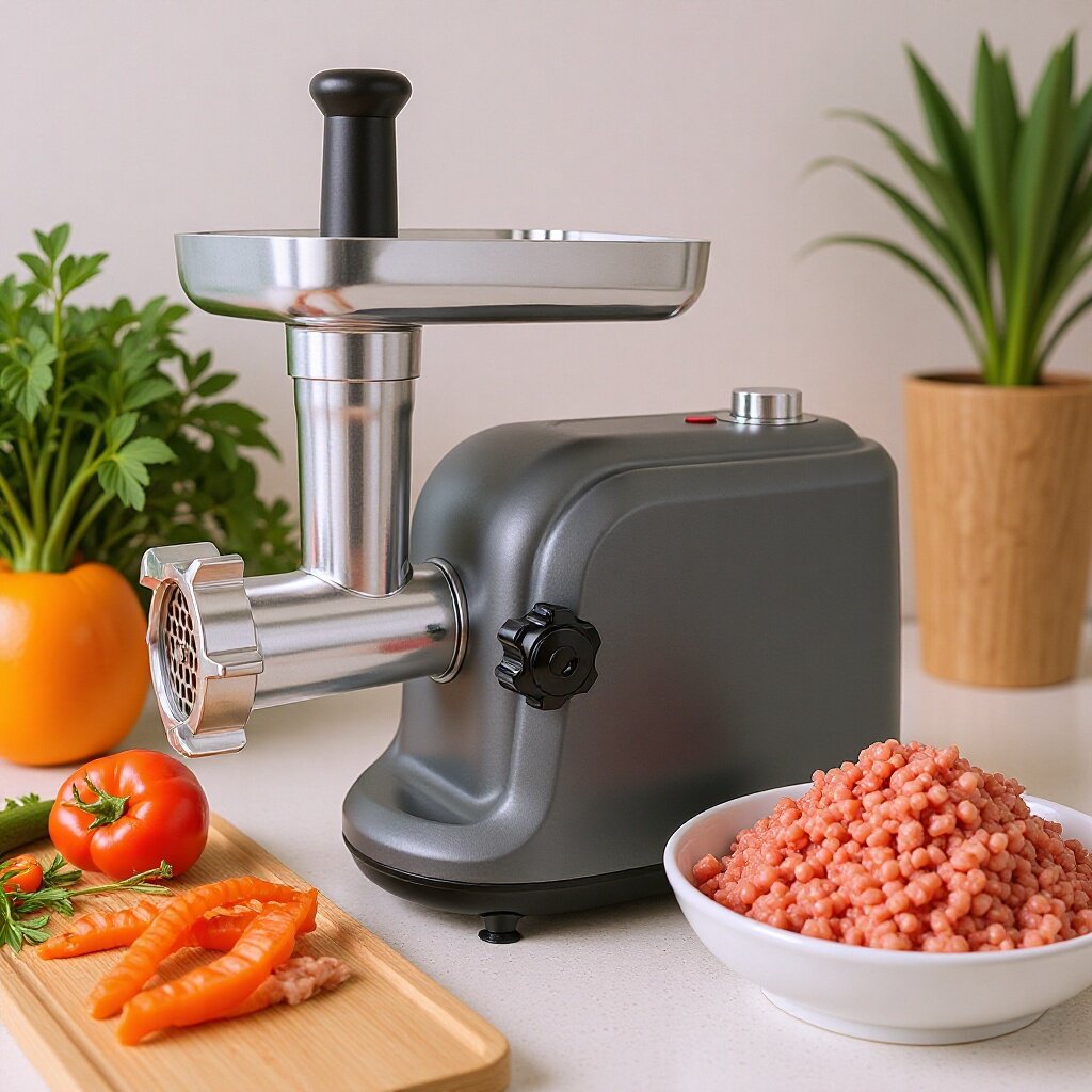 High-Power Electric Meat Grinder for Export to Europe and America, Suitable for Home and Commercial Use, Can Grind Chicken Bones