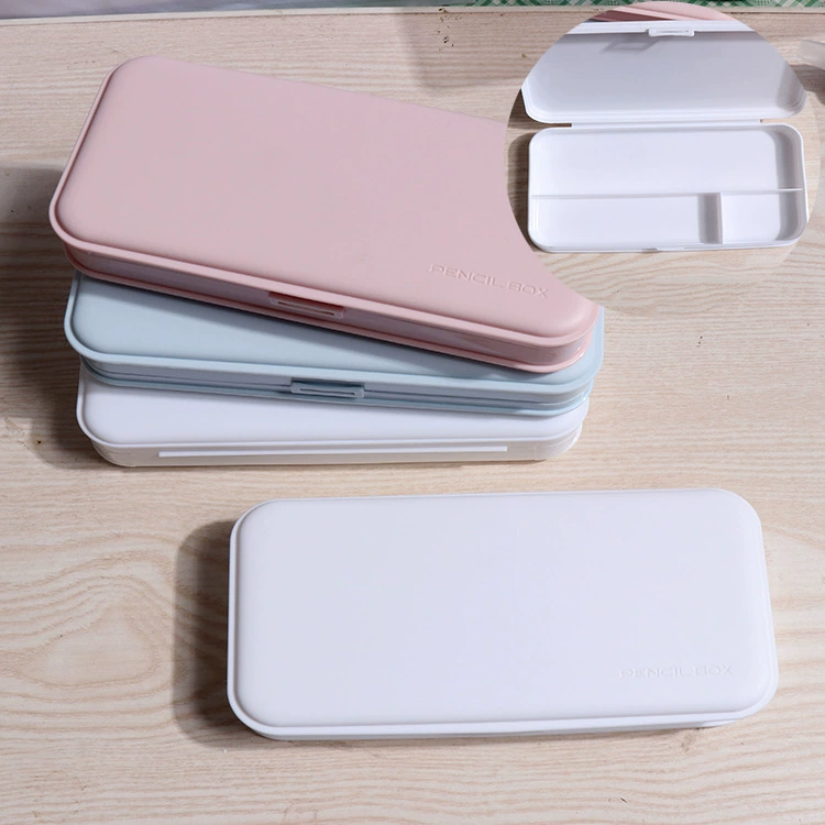 Pencil case, cream universal plastic storage box, handmade, Birthday gift